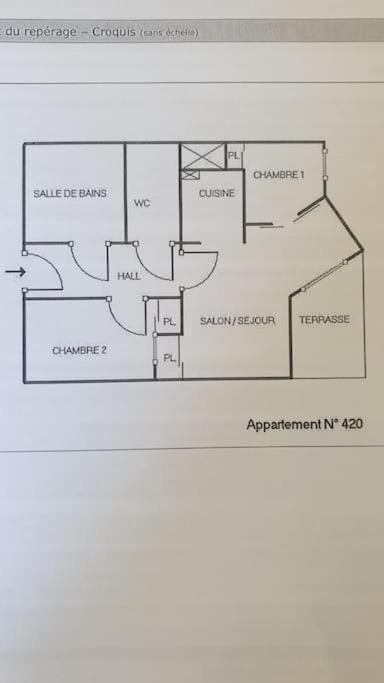 Spacieux Appartement 37M2-T3-Rdc-6 Personnes-100M Remontees 瓦尔梅尼耶 外观 照片